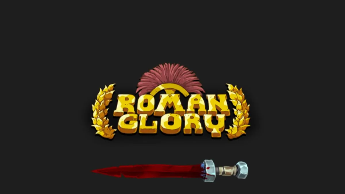 Tampilan visual slot Roman Glory dengan tema hutan dan gladiator